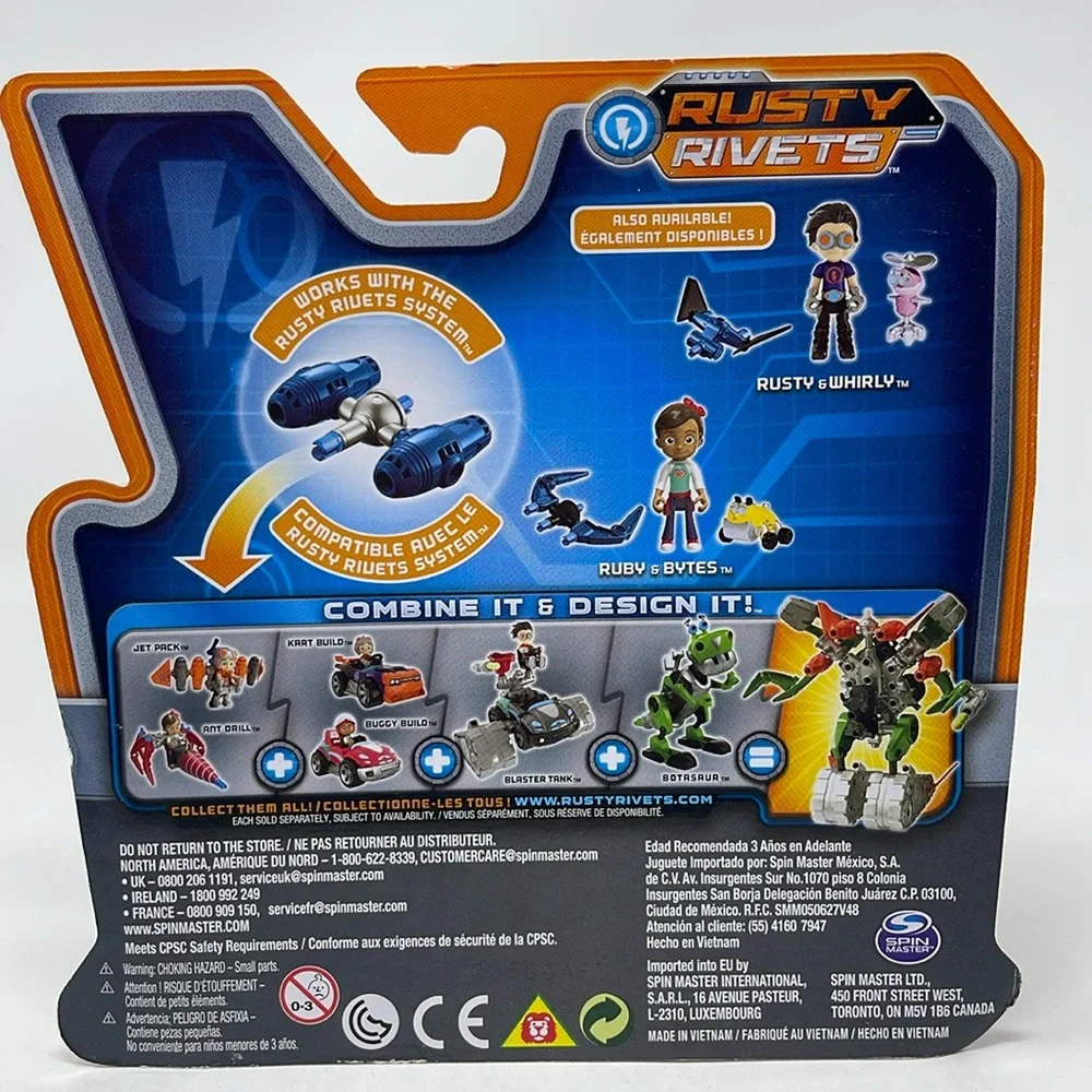 RUSTY RIVETS: Rusty and Crush Play Set. NEW.